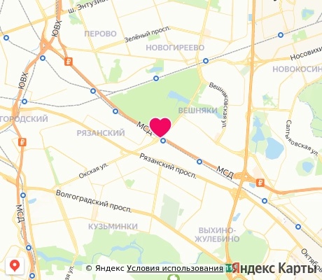 На карте