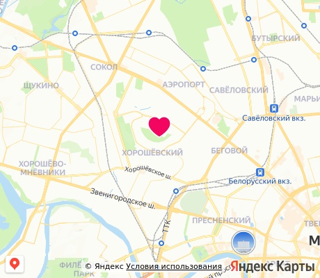 На карте