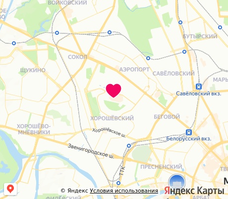 На карте