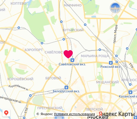 На карте