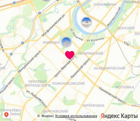 На карте