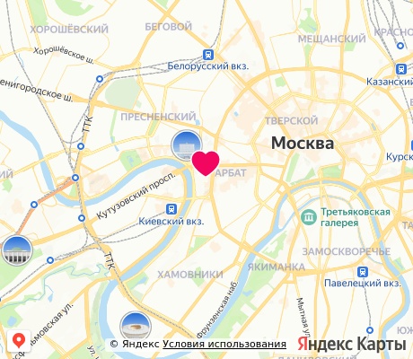 На карте