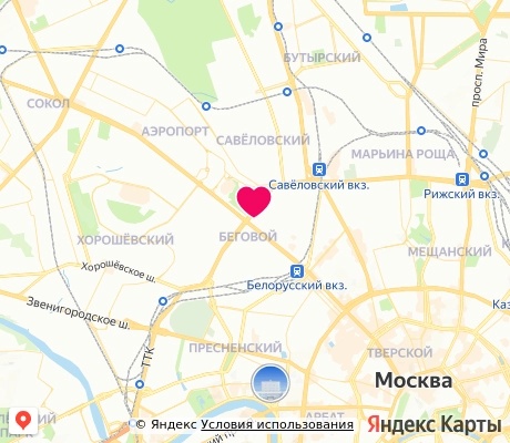 На карте