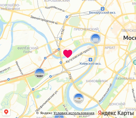 На карте