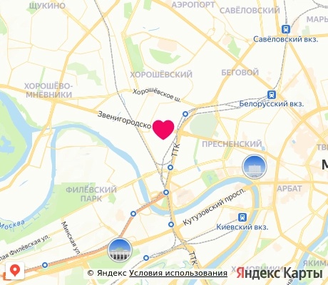 На карте
