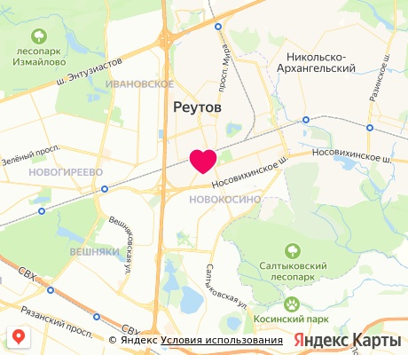 На карте