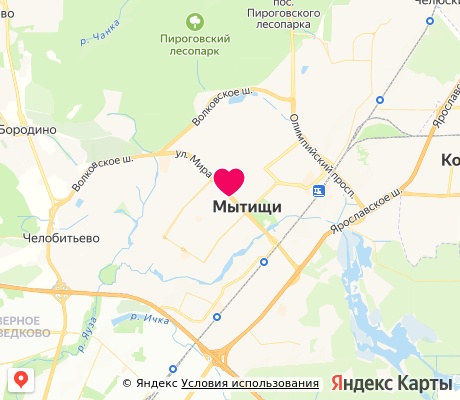 На карте