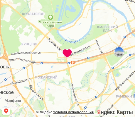 На карте
