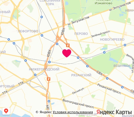 На карте
