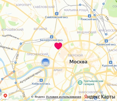 На карте