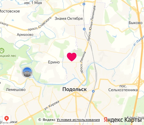 На карте
