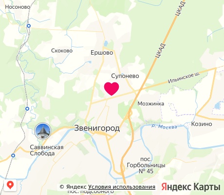 На карте