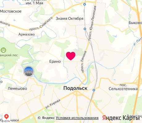 На карте