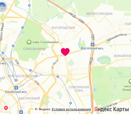 На карте
