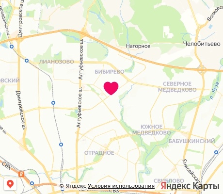 На карте