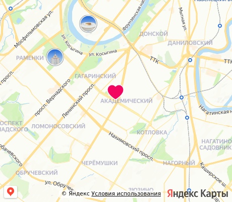 На карте
