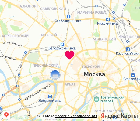 На карте