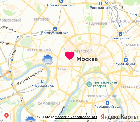 На карте
