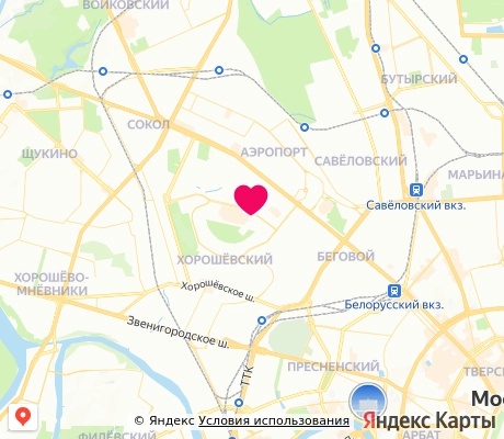 На карте