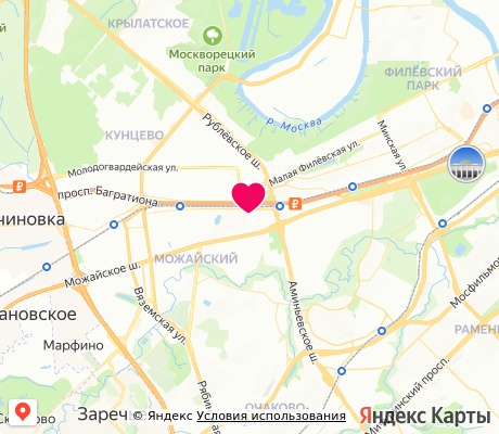 На карте