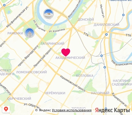 На карте