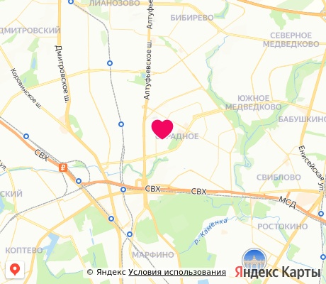 На карте