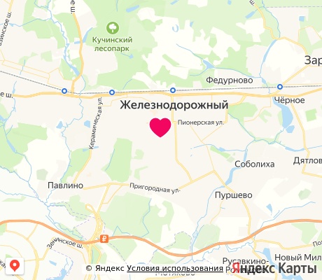 На карте