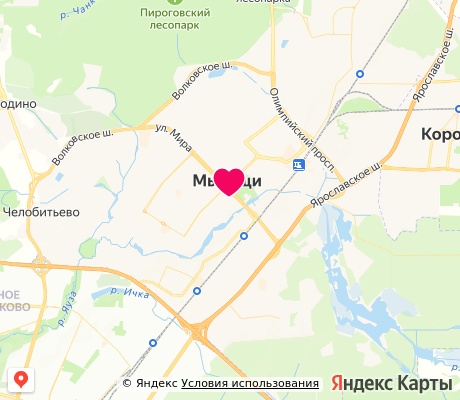 На карте