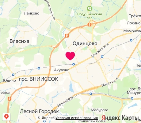 На карте
