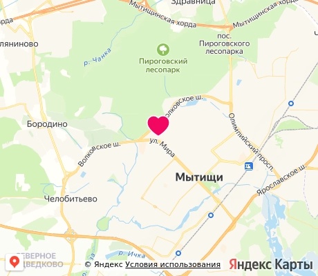 На карте