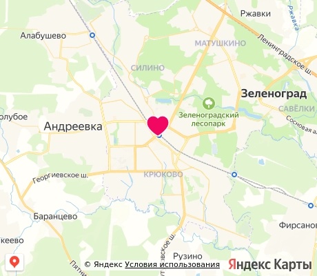 На карте