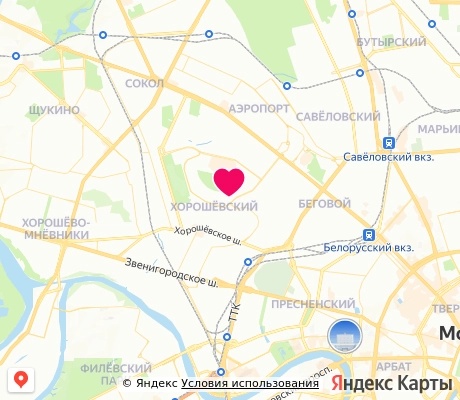 На карте