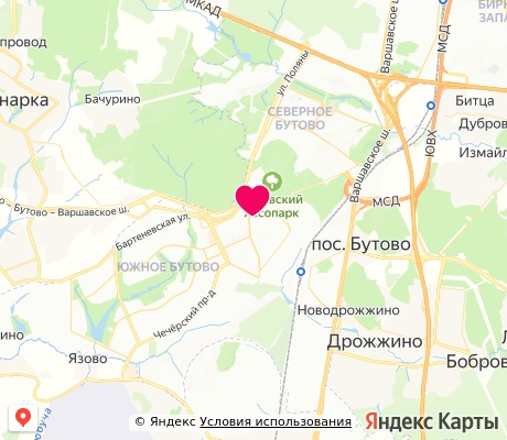 На карте