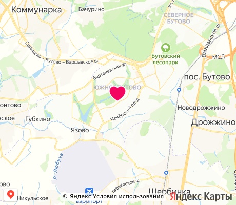 На карте