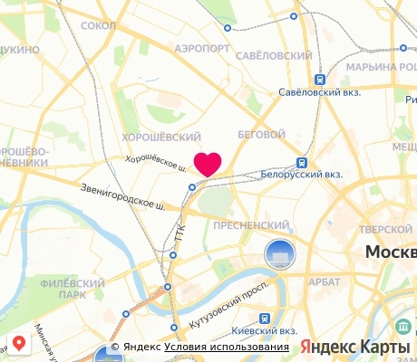 На карте