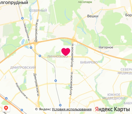 На карте