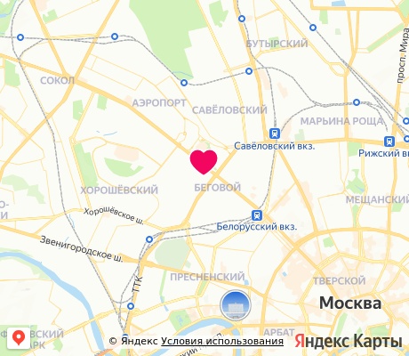 На карте