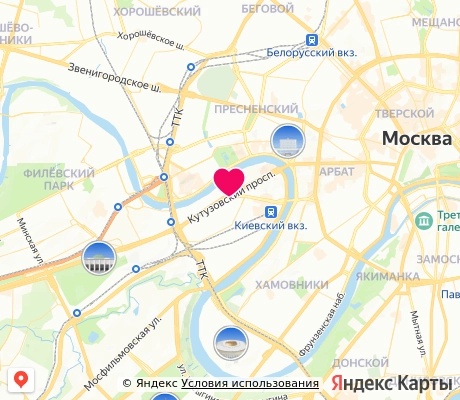 На карте