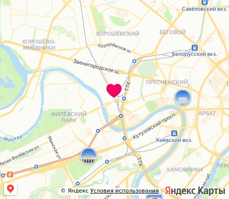 На карте