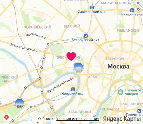 На карте