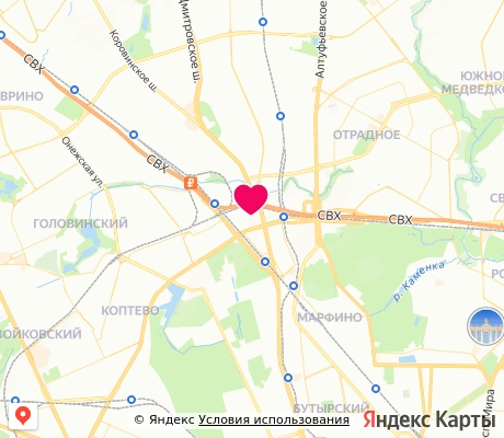 На карте