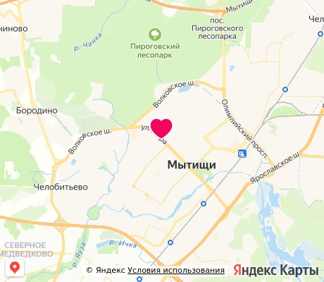 На карте