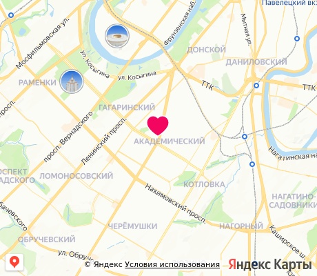 На карте