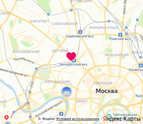 На карте