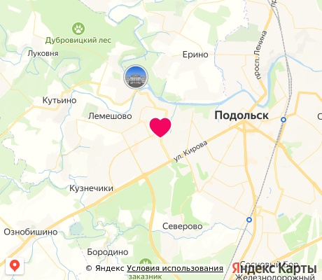 На карте