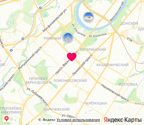 На карте
