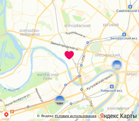 На карте