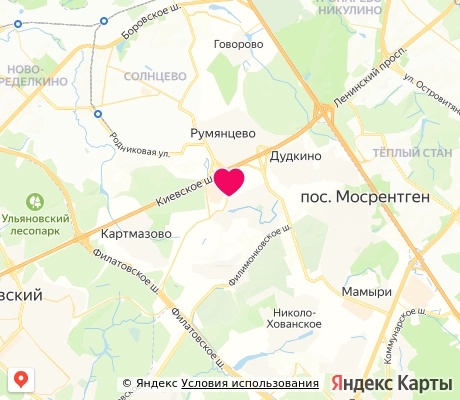 На карте