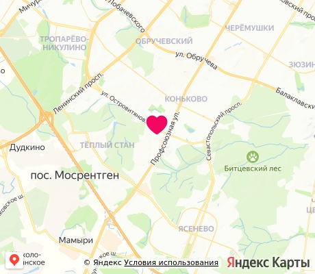 На карте