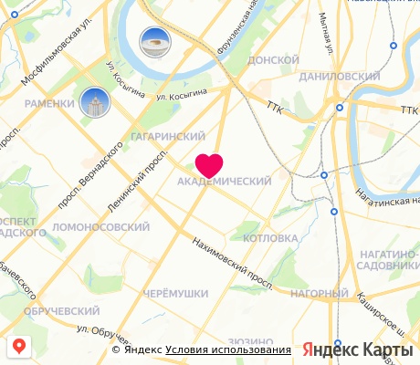 На карте